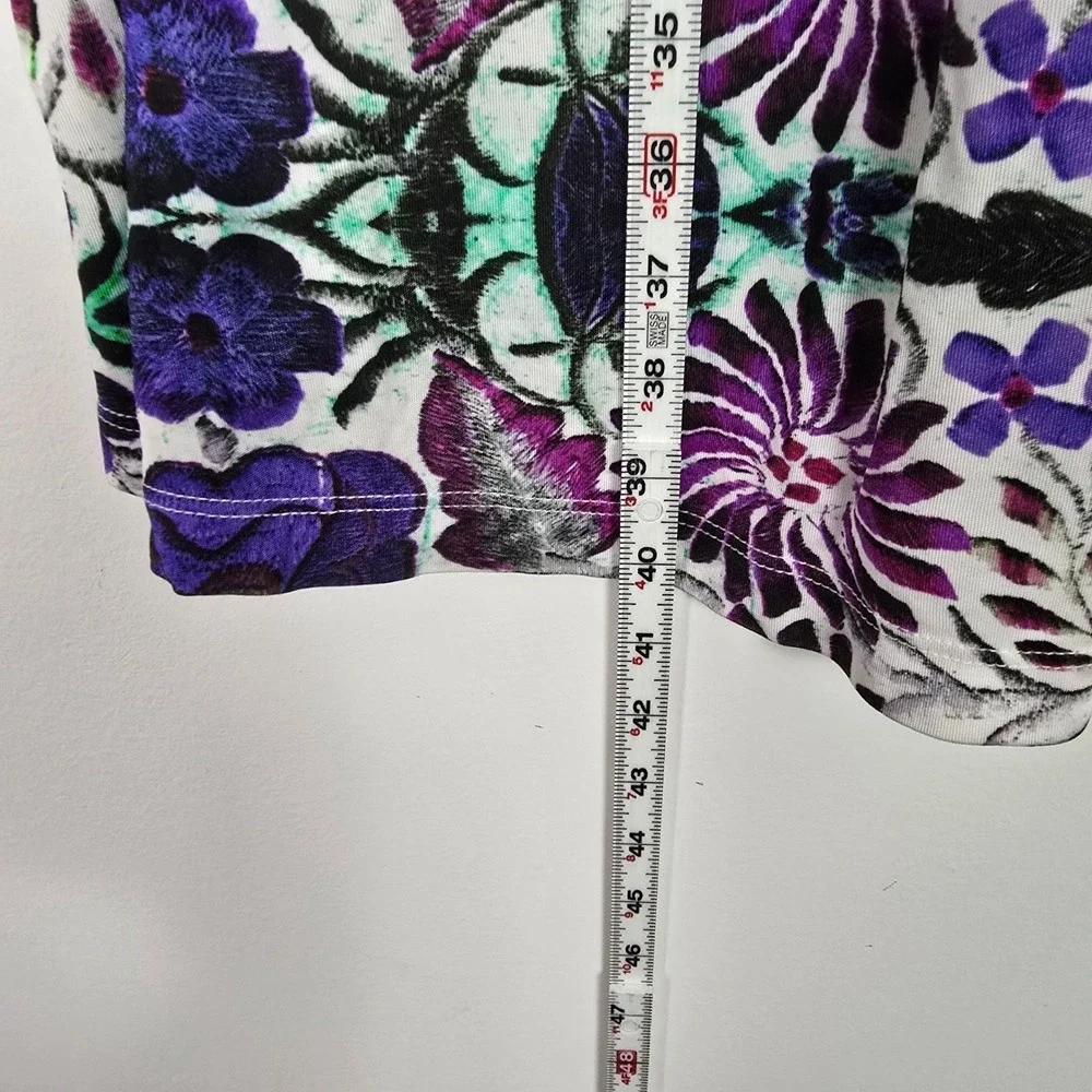 Free People Floral Midi Dress Womens S Purple‎ Kaleidoscopic Boho Keyhole Back